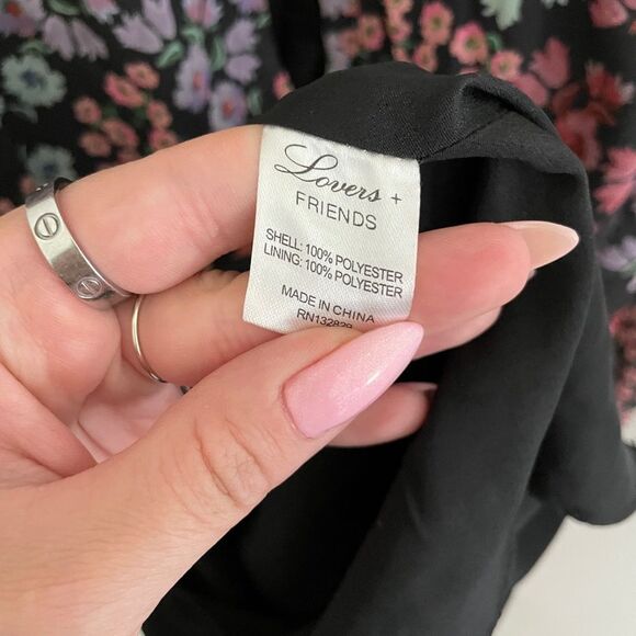 Lovers + Friends Floral Long Sleeve Dress - Picture 7 of 8